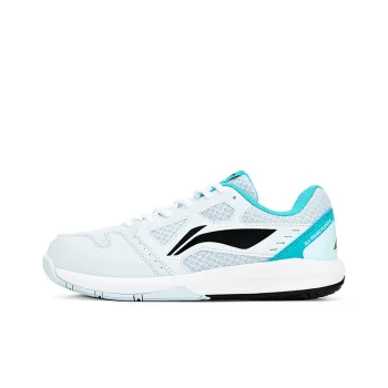LiNing Feather The Flash 1.0 Slip Resistant Low Top Badminton Shoes Unisex Cloud Porcelain Blue Black