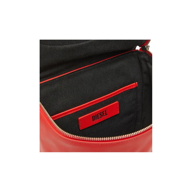 DIESEL Cow Leather Backpack Regular Women's Red-4