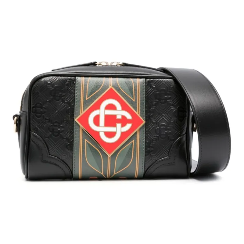 CASABLANCA Calfskin Shoulder Bag Women's Green-0