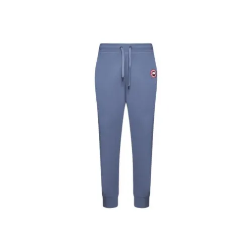 Canada Goose Huron Series Knitted Sweatpants Men Ozone Blue