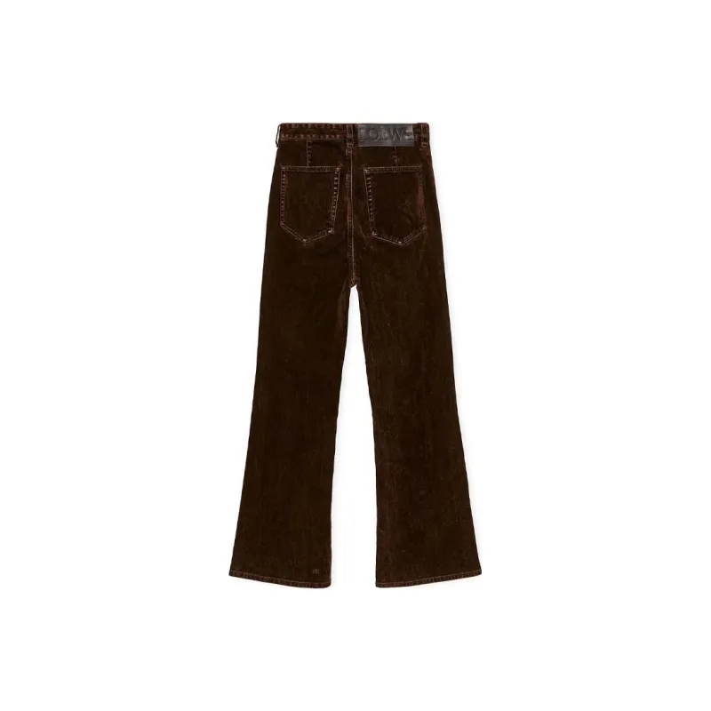 LOEWE Bootleg Jeans In Denim Mens Coffee Bean-1