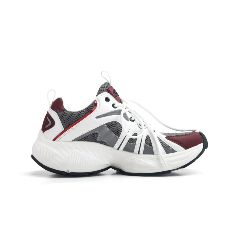 Jifffly Height Increasing Breathable Low Top Chunky Sneakers Unisex-1