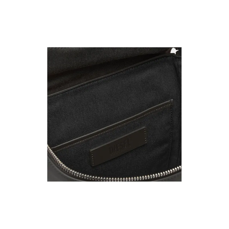 DIESEL Cow Leather Backpack Women's Black-4