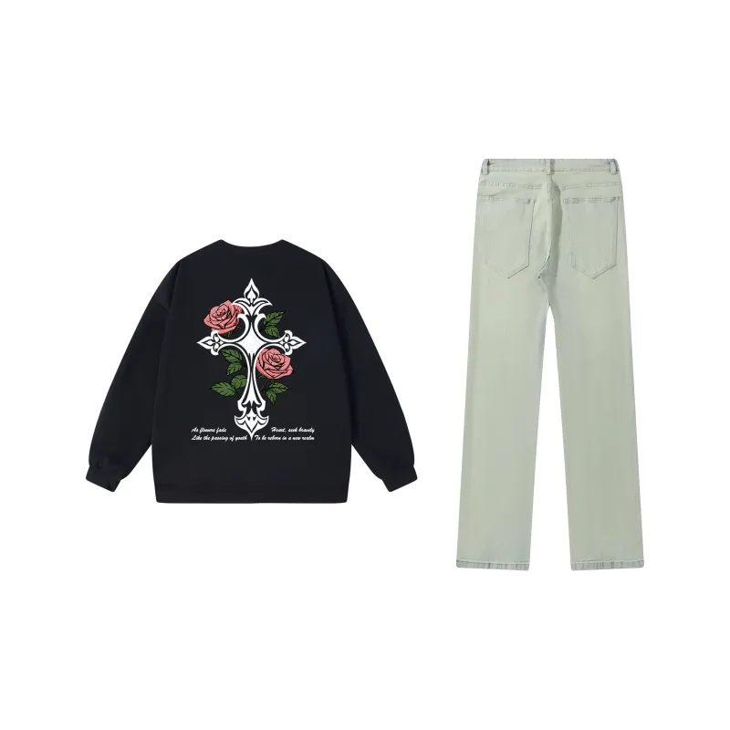RUNNINWHEEL Sweatshirt Sets Unisex-1