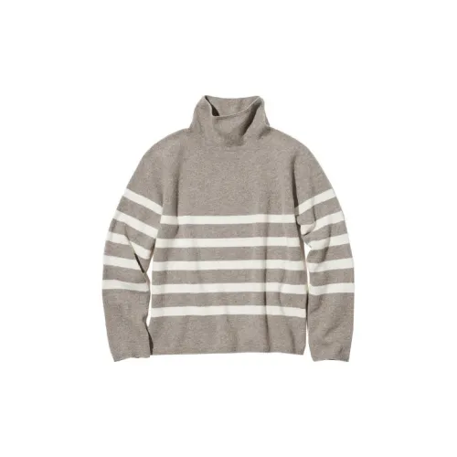 UNIQLO Knitwear Women's Light Gray