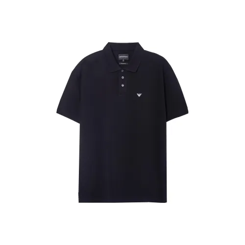 EMPORIO ARMANI Polo Shirts Men Black