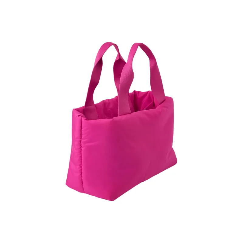 COS Polyester Tote Bag, Shopping Bag, Shoulder Bag, Handbag Regular Women's Rose Red-2