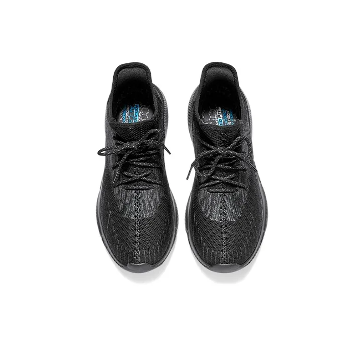 Skechers Ingram Slip Resistant Low Top Casual Running Shoes Men's Black-3