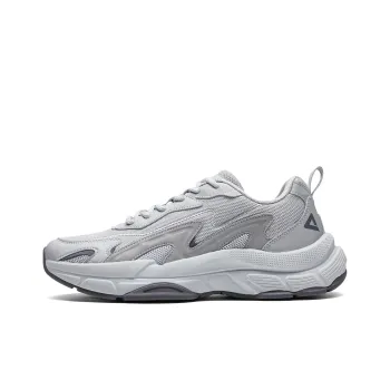 PEAK Wear Resistant Breathable Slip Resistant Low Top Casual Shoes Men's Gray