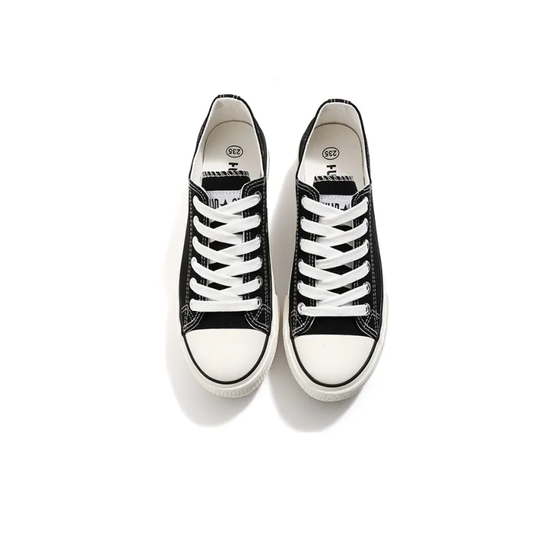 HUANQIU Wear resistant And Lightweight Low Top Canvas Shoes Women's-8