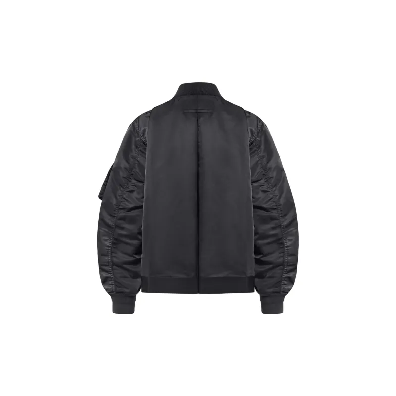 Sacai Baseball collar Zip up Bomber Jacket-1