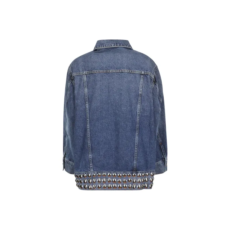 KHAITE Grizzo Jacket With Studs 'Archer'-1