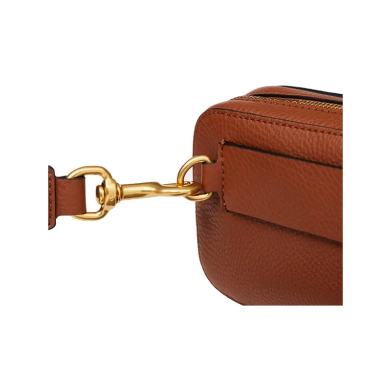 Valentino Leather Fanny Pack Shoulder Bag Crossbody Bag Small Size Men's Saddle Color-4