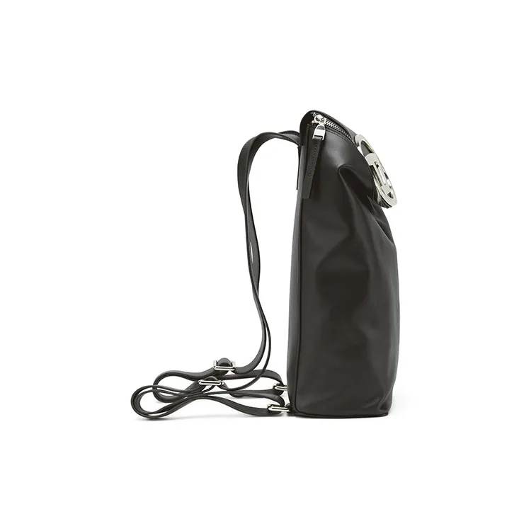 DIESEL Cow Leather Backpack Women's Black-2