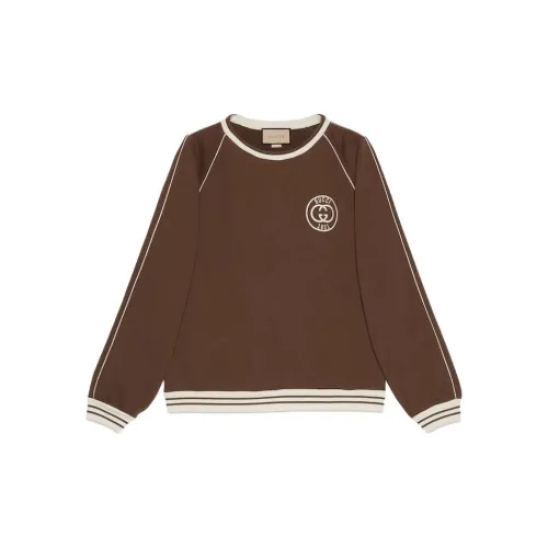 GUCCI Sweatshirts Men Brown