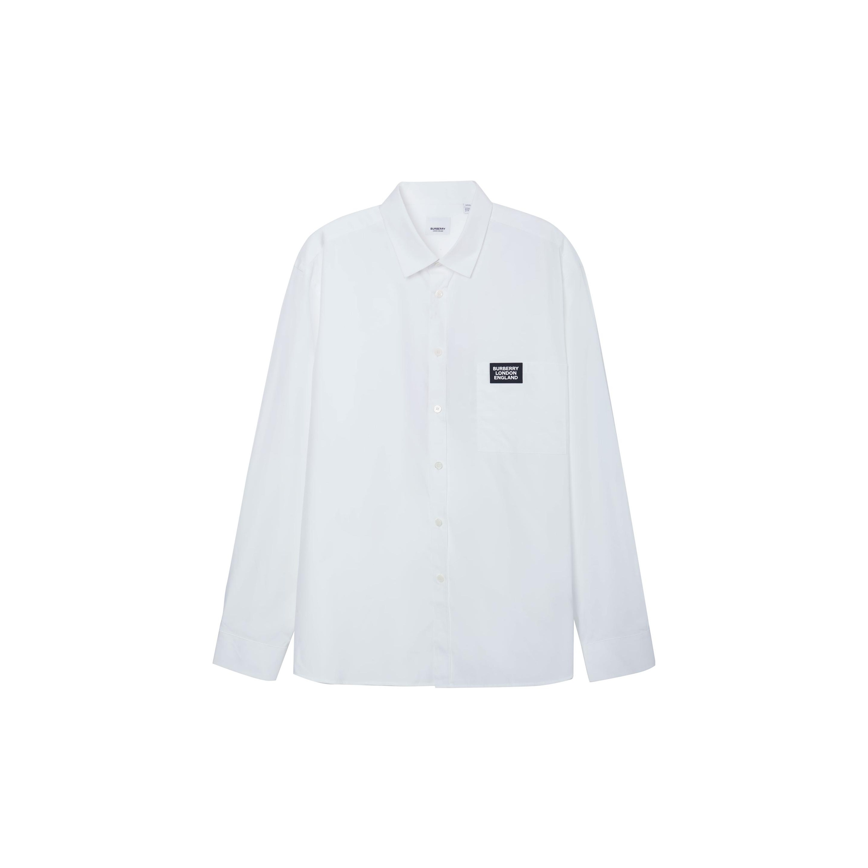 Burberry Shirts Men White L Without Shopping Bag and Box