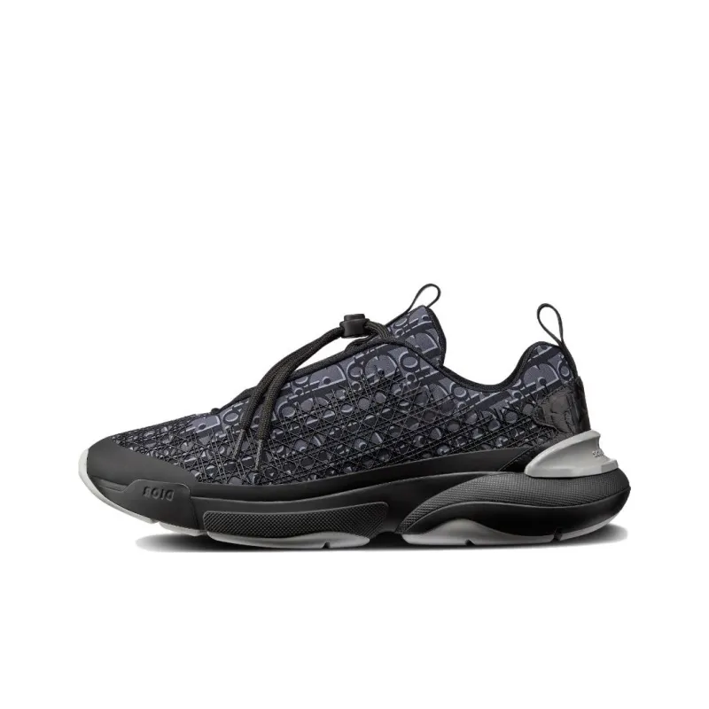 DIOR B24 Black DIOR Oblique Technical Fabric-0