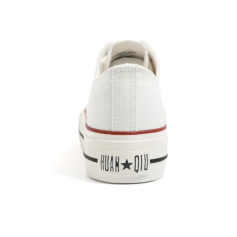 HUANQIU Wear resistant And Lightweight Low Top Canvas Shoes Women's-3