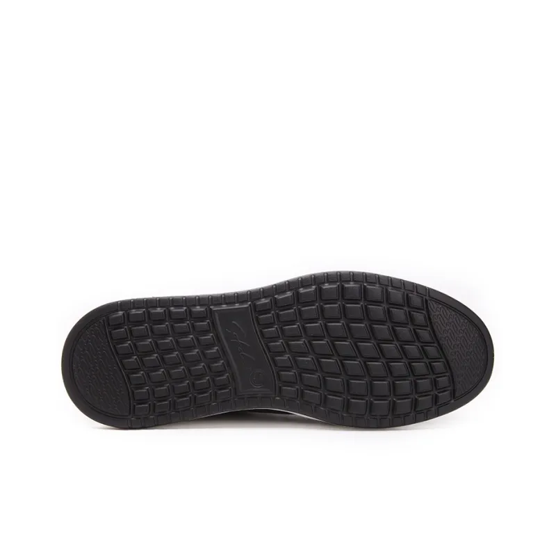 Satchi Wrapping Anti Slip Shock Absorbing And Wear Resistant Low Top Skateboard Shoes Men's Black-5