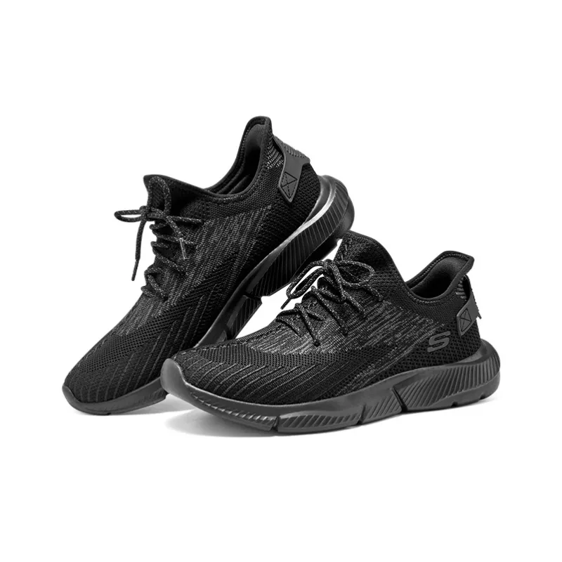 Skechers Ingram Slip Resistant Low Top Casual Running Shoes Men's Black-2