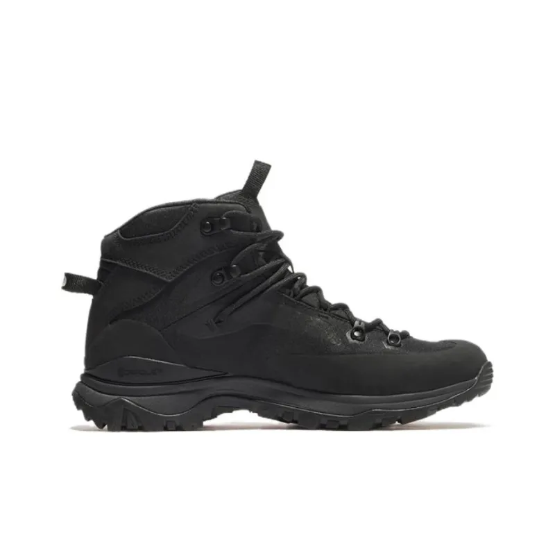 THE NORTH FACE Cushioned Slip Resistant Abrasion Resistant Mid Top Outdoor Shoes Men's Black-1