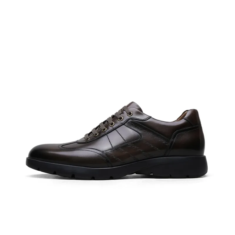 GOLDLION Dress Shoes Men's Brown-0