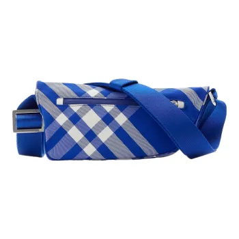 Burberry Shield Crossbody Bag Blue/White