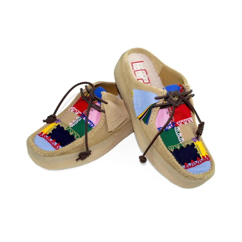 LC23 x Clarks Wrap-toe Slippers Men's Brown Colorful-4
