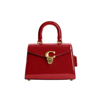 COACH Sammy Patent Leather Dior Bag Shoulder Bag Crossbody Bag Handbag Women's Red
