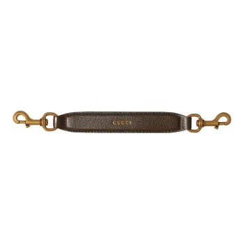 GUCCI Ophidia Leather Bag Straps Women's Brown