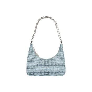 Givenchy Washable Denim Handbag Shoulder Bag Women's Light Blue