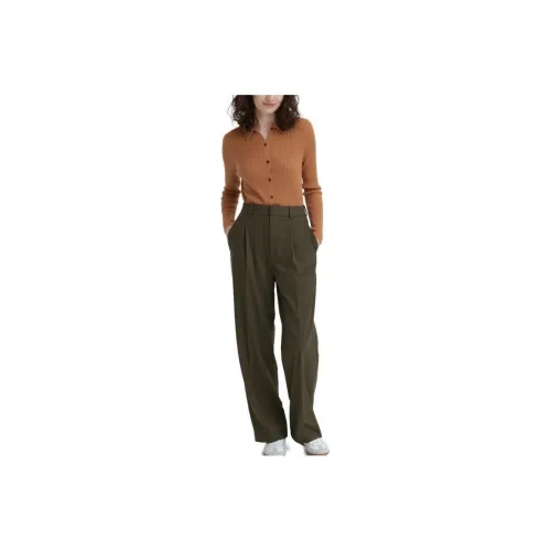 UNIQLO Suit Trousers Women's Olive
