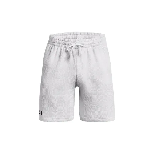 Under Armour Rival Fleece Casual Shorts Men White