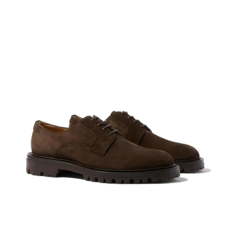 SCAROSSO Wooster Iii Suede Derby Shoes-1