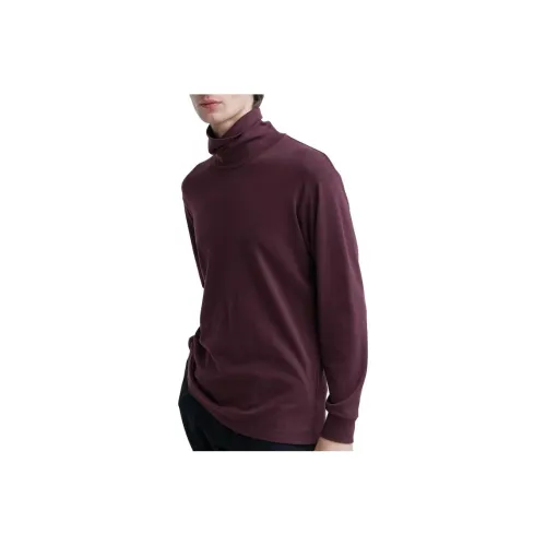 UNIQLO T-Shirts Men Dark Red