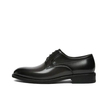 GOLDLION Dress Shoes Men Low Top Black, Gray, And Light Brown
