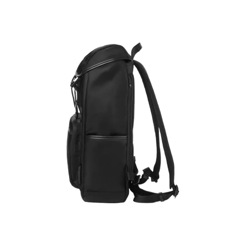 SAMSONITE Fabric With Synthetic Leather Backpack Medium Size Unisex Black-2