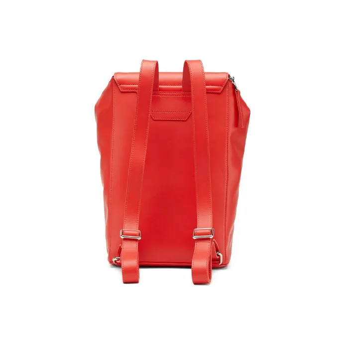DIESEL Cow Leather Backpack Regular Women's Red-3