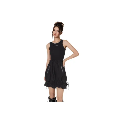 WODA CLUB Slip Dresses Women's Black