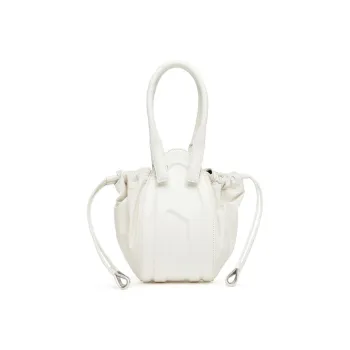 DIESEL Cowhide With Sheepskin Bucket Bags Shoulder Bag Crossbody Bag Handbag Regular Women's White