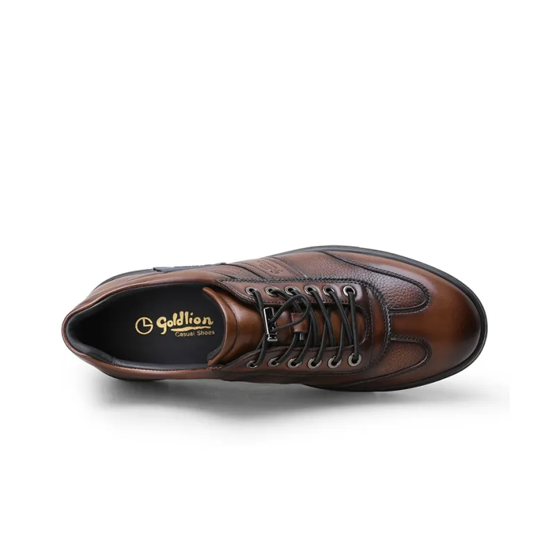 GOLDLION Men's Casual Shoes Men's Brown-2