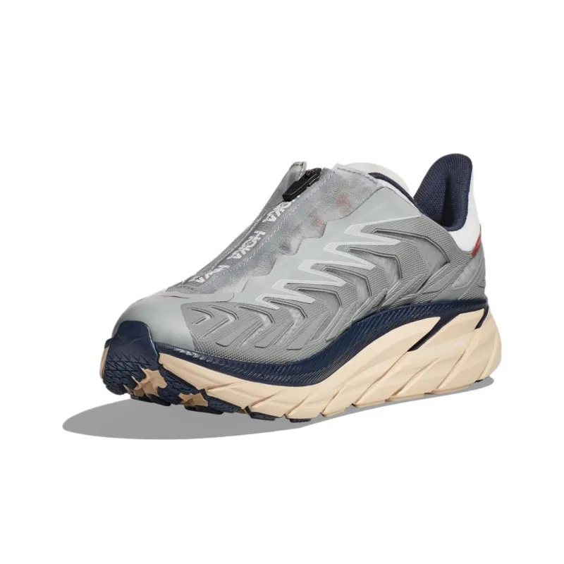 HOKA ONE ONE Project Clifton Knitted Running 'Grey Beige'-1
