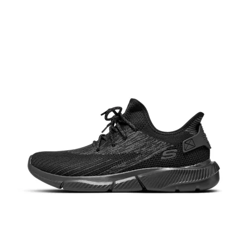 Skechers Ingram Slip Resistant Low Top Casual Running Shoes Men's Black