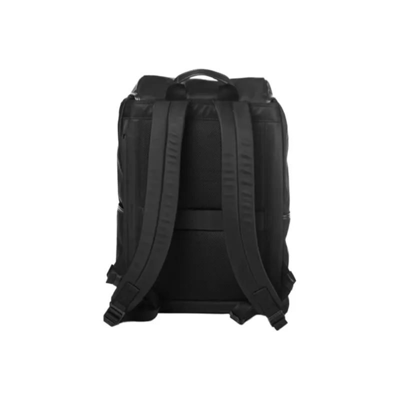 SAMSONITE Fabric With Synthetic Leather Backpack Medium Size Unisex Black-3