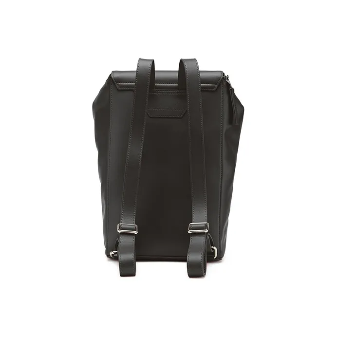 DIESEL Cow Leather Backpack Women's Black-3