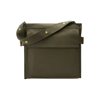 Burberry Polyester With Cotton And Lambskin Tote Bag, Shopping Bag, Crossbody Bag, Shoulder Bag Men's Olive Green