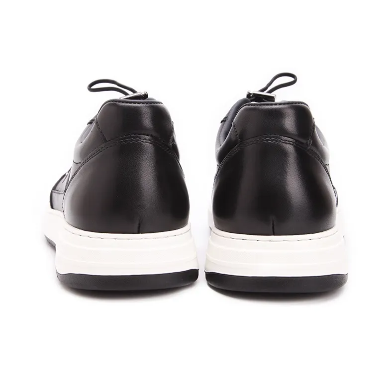 Satchi Wrapping Anti Slip Shock Absorbing And Wear Resistant Low Top Skateboard Shoes Men's Black-4