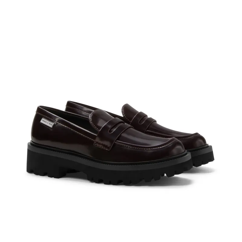 CHARLES&KEITH Loafers 4.4cm Women's-4