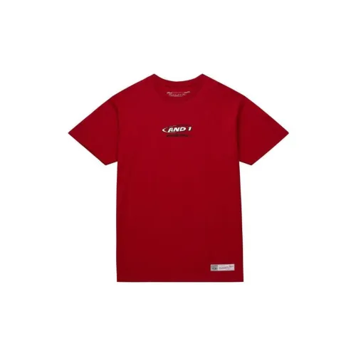 And1 X Mitchell Ness M&N X McLaren Co-branded Series T-Shirts Men Red