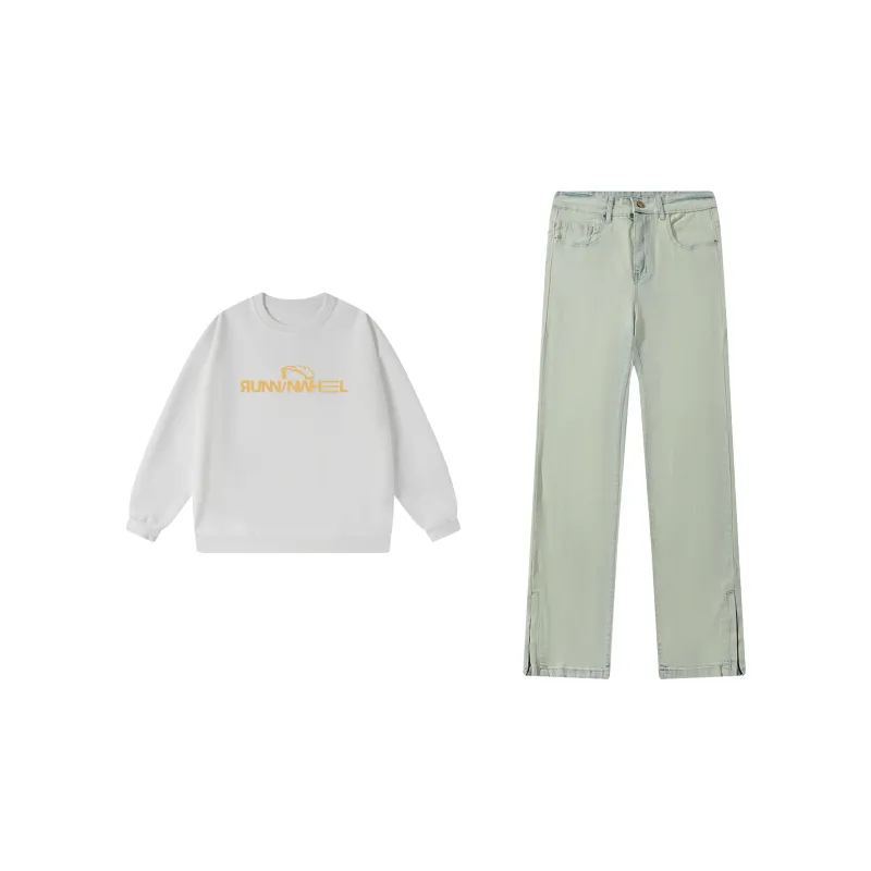 RUNNINWHEEL Sweatshirt Sets Unisex-3